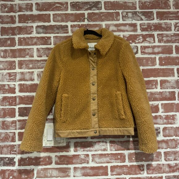Madewell Tan Sherpa Jacket - Picture 2 of 9